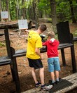Paintball shooting range
